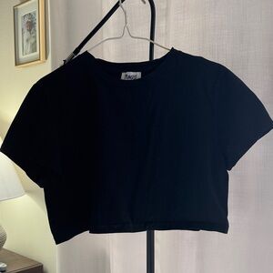 Princess Polly Black Crop Top